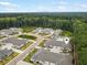 This aerial view highlights the home's location amidst a scenic, wooded landscape at 3903 Shelleydale Dr, Powder Springs, GA 30127