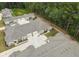 An aerial view showcases the townhome community with lush green spaces at 3903 Shelleydale Dr, Powder Springs, GA 30127