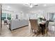 Bright, open-concept living space with hardwood floors and ample natural light at 3903 Shelleydale Dr, Powder Springs, GA 30127