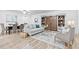 Inviting living space with a comfortable sofa, elegant decor, and hardwood floors at 3903 Shelleydale Dr, Powder Springs, GA 30127