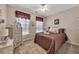 Bedroom with vaulted ceilings and two windows at 918 Bridge Mill Ave, Canton, GA 30114