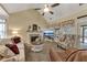 Inviting living room with a fireplace, vaulted ceiling, and lots of natural light at 918 Bridge Mill Ave, Canton, GA 30114