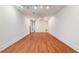 Large basement features hardwood floors, white walls and trim, and recessed lighting at 2162 Pine Mountain Nw Rd, Kennesaw, GA 30152