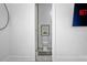 Modern bathroom view from doorway with television at 2850 Stonehall Se Ct, Smyrna, GA 30080