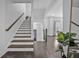 Staircase leading to the lower level at 2850 Stonehall Se Ct, Smyrna, GA 30080