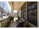 Covered front porch with seating at 4012 Grand Park Ne Dr, Suwanee, GA 30024