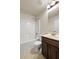 Bathroom with vanity, with a tub and shower combination at 4249 Caveat Ct, Fairburn, GA 30213