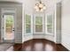 Charming breakfast nook with hardwood floors, natural light, and access to the outdoor deck at 4249 Caveat Ct, Fairburn, GA 30213
