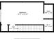 Upper level floor plan showing the bedroom, bathroom, walk-in closet, and hallway dimensions at 2625 Draw Dr, Marietta, GA 30066