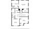 Floor plan showcasing the layout of the bedrooms and bathrooms at 2625 Draw Dr, Marietta, GA 30066
