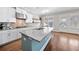 Modern kitchen with a center island and stainless steel appliances at 2625 Draw Dr, Marietta, GA 30066