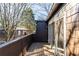 A deck offering views of the mature trees surrounding the property at 765 Houston Mill Ne Rd # 7, Atlanta, GA 30329