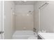 A full bathroom with a shower and tub combination and a modern vanity at 765 Houston Mill Ne Rd # 7, Atlanta, GA 30329