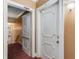 Hallway with two entrance doors and a light fixture at 1111 Briarcliff Ne Pl # 2, Atlanta, GA 30306