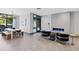 Elegant common area with a cozy fireplace, comfortable seating, and ample natural light at 775 Juniper Ne St # 111, Atlanta, GA 30308