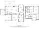 Detailed floor plan showcasing the layout of a home with labeled rooms and dimensions at 1439 Mill Pointe Ct, Lawrenceville, GA 30043