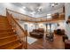 Spacious living room featuring vaulted ceilings and a cozy sitting area at 613 Rock Springs Pass, Dallas, GA 30157