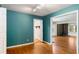 Bedroom with hardwood floors and doorways to other rooms at 1175 Kingsley Ne Cir, Atlanta, GA 30324