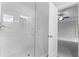 Glass enclosed shower with white marble-style tiling at 1158 Welch Sw St, Atlanta, GA 30310