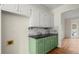 Updated kitchen with granite counters and ample storage at 130 Cauley Club Ct, Johns Creek, GA 30097