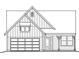Architectural drawing of a home with a prominent garage, covered porch, and detailed facade at 33 Cambridge Ln, Dallas, GA 30157