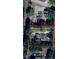 Aerial view of property, surrounded by trees and adjacent to Second Baptist Church at 8090 Colquitt St, Douglasville, GA 30134