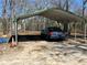 A carport with a vehicle, offering sheltered parking at 8090 Colquitt St, Douglasville, GA 30134