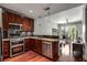 Modern kitchen featuring stainless steel appliances and granite countertops at 201 W Ponce De Leon Ave # 315, Decatur, GA 30030