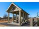 Elegant covered structure with outdoor picnic table offers a comfortable spot to unwind at 51 Hydrangea Unit 74 Way, Auburn, GA 30011