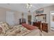 Well-lit bedroom features a vanity and vaulted ceiling, along with a ceiling fan at 113 Brianna Way, Woodstock, GA 30188