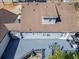 Aerial view of a home with a beautiful deck at 150 Forest Ridge Ct, Lawrenceville, GA 30046
