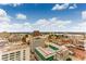 Expansive city views from the condo under a partly cloudy, blue sky at 32 Peachtree Nw St # 1105, Atlanta, GA 30303