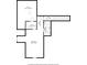 Second-floor plan featuring dimensions for the attic, bedroom, walk-in closet, and bathroom at 635 Piping Rock Pt, Lawrenceville, GA 30043