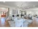 A spacious living room featuring hardwood floors, white walls, modern decor, and a staircase at 80 Connemara Rd, Roswell, GA 30075