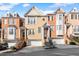 Charming brick townhome with well-maintained landscaping and inviting entrance at 1211 Comet View Se Trl, Smyrna, GA 30082