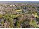 Expansive aerial view of the property showcasing the vast lot, tennis court, and surrounding lush greenery at 3200 Wood Valley Nw Rd, Atlanta, GA 30327