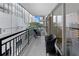 Balcony view showing exterior of building, railing and outdoor seating at 620 Peachtree Ne St # 503, Atlanta, GA 30308