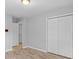 Neutral bedroom with closet space and vinyl floors at 2330 Bonnybrook Way, East Point, GA 30344