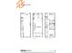 Detailed floor plan layout showcasing the home's structure and room arrangement at 1408 Cozy Court # 303, Atlanta, GA 30315