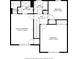 Detailed second floor plan showing primary bedroom, bedrooms and bath dimensions at 2583 Bronco Trl, Duluth, GA 30096