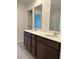 Bathroom features a double vanity with modern fixtures and a large mirror at 203 Groveton Ct, Euharlee, GA 30145