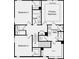 Floor plan showcasing the layout of the second floor at 203 Groveton Ct, Euharlee, GA 30145