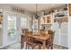 Dining area with great natural light and lots of built in storage at 387 Pine Trail, Canton, GA 30115