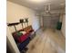 Attached two car garage with automatic door and concrete flooring at 2256 Triple Crown Ln, Lithonia, GA 30058