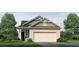 Charming one-story home with a brick facade, complemented by a well-manicured lawn and a two car garage at 2402 Bayberry St, Acworth, GA 30101