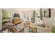 Cozy living room with modern decor, a plush sofa, and an open view into the bedroom at 2402 Bayberry St, Acworth, GA 30101