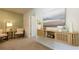 Bright living room featuring modern decor, stylish furniture, and a floating media center at 2402 Bayberry St, Acworth, GA 30101