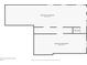 Schematic floor plan of an unfinished basement, displaying dimensions and the layout of the space at 602 Kenion Forest Way, Lilburn, GA 30047