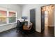 Bright office with a modern computer setup, wood floors, and natural light at 1074 Fairway Ne Ests, Atlanta, GA 30319