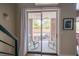 Balcony with sliding glass doors offers outdoor seating with a view of the neighborhood at 1133 Church Se St # 2, Covington, GA 30014